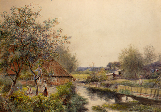 Bemerton Lower Road, entrance to Broken Bridges by Young, Edwin