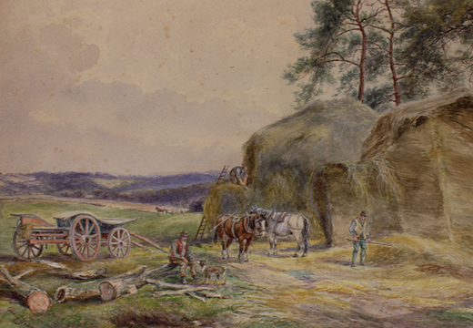 Old Haystack, Odstock by Young, Edwin