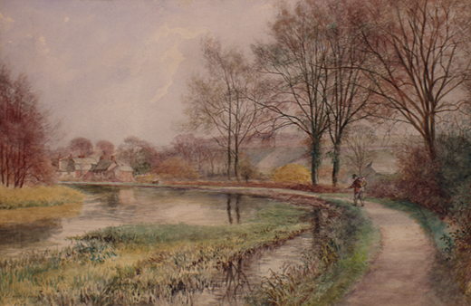 The Turn Of The River Nadder by Young, Edwin